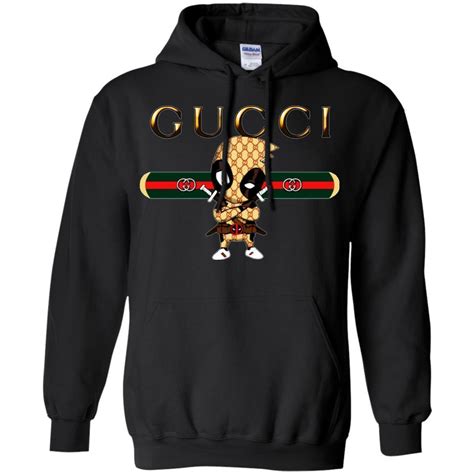 gucci deadpool hoodie black|gucci hoodie sale.